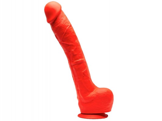 Stretch No Anal Dildo Red Inch Esmale Dildo Esmale Ltd