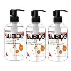 Lubido Anal Ease Water Based Lubricant - 250ml - Triple Pack, lubido, gay lube