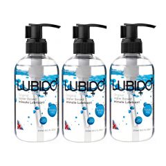 Lubido Water Based Lubricant - 250ml - Triple Pack, lube