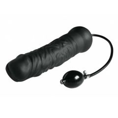 Master Series Leviathan Giant Inflatable Silicone Dildo with Internal Core - 13 inches - Black