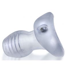 OXBALLS Glow Hole-1 Buttplug with LED insert - Clear - Small