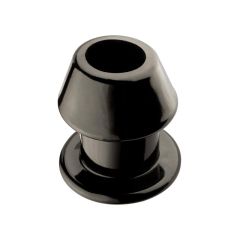 Stretch Plughole Butt Plug- Black - No.4