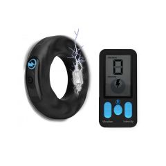 E-STIM Pro Silicone Cock Ring Vibe with Remote Control