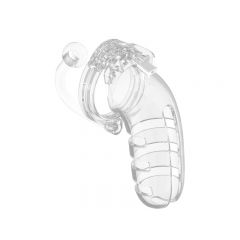 12 - Chastity Cock Cage - Clear - 5.5inch 