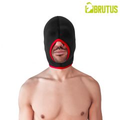 BRUTUS Blind Neoprene Face Fucker Hood - Black/Red