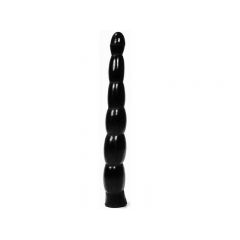 All Black - 12 inch Bulbed Dildo