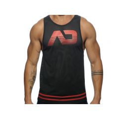 ADDICTED Fetish AD Mesh Tank Top - Red
