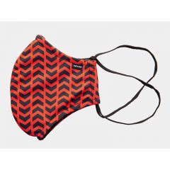 Barcode Colonel Liam Face Mask - Red Black