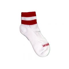 Barcode Socks Petty - White Red - L/XL