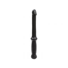 Doc Johnson Anal Push 7.5 inch Dildo - Black