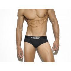 ES Collection New Basic Cotton Brief - Black 