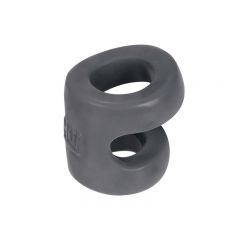 Hunkyjunk Connect Cock and Ball Tugger Cock Ring - Stone