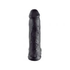 King Cock Realistic 12 inch Dildo with Balls - Black