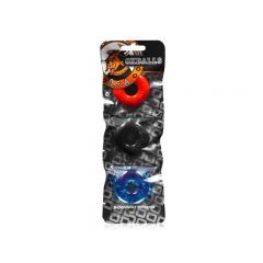 OXBALLS Ringer Cock Ring 3-Pack - Multi-Colour