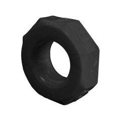 OXBALLS Screwballs Cock Ring (Black)