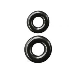 Renegade Super Stretchable Double Stack Cock Ring - Black