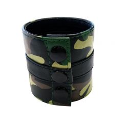 Leather Camo Wrist Band Wallet