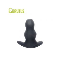 BRUTUS Ergo Bum Silicone Tunnel Butt Plug XL - Black