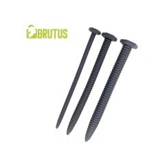 BRUTUS Screw You 3 Piece Ribbed Silicone Sounds Set - Black