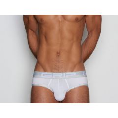 C-IN2 Grip Mesh Low Rise Brief Jay - White
