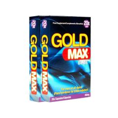 Gold Max Pills - 20 Capsules (450mg pill pack) x 2PK