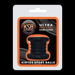 Kiotos KSB Silicone Cockring & Ball Stretcher Ultra - Black