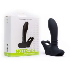 MOTOVibe Tailgunner P-Massaging Vibrating Butt Plug - Black