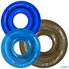 OXBALLS Rimringz 3PK Cockrings - Cool Blues