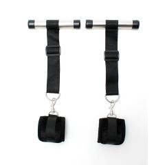 Berlin XXX Bondage Over the Door Cuff Set - Black