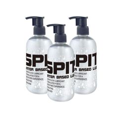 SPIT to Reactivate - WATERBASED LUBE - 250ml - 3 Pack