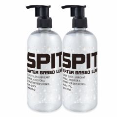 SPIT to Reactivate - WATERBASED LUBE - 250ml - 2 Pack