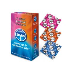 Skins: Assorted Condoms - 12 Pack