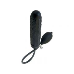 Solid Inflatable Black Cactus Gay Dildo