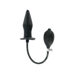 Inflatable Black Large Butt Plug