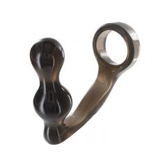 Toy Joy Manpower Cock Ring & Butt Plug - Smoke