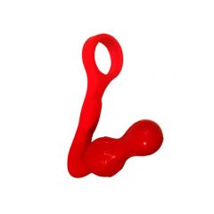 Rascal The Clencher Butt Plug Cock Ring Red